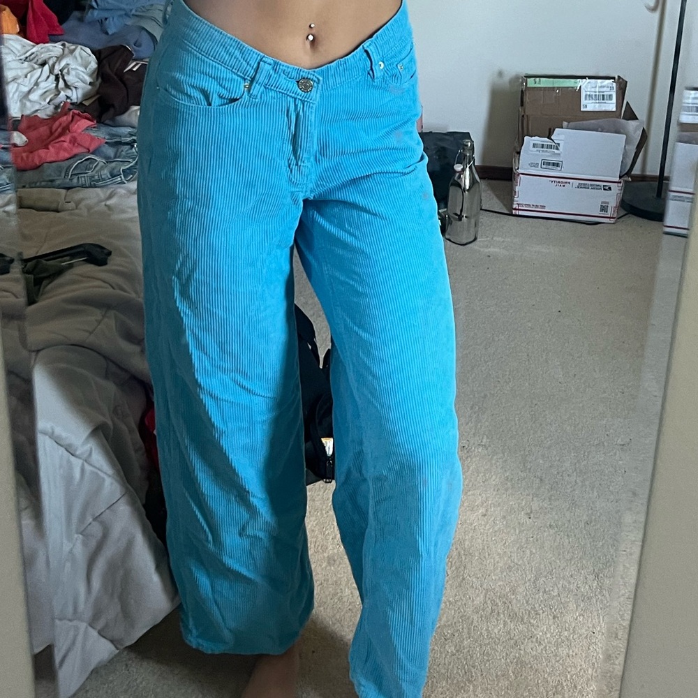 BDG corduroy v dip jeans